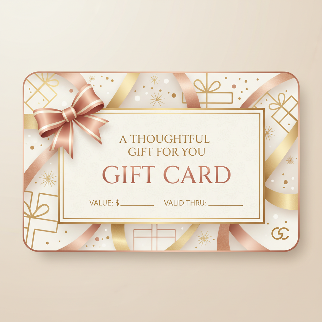 Elegant Gift Card Design