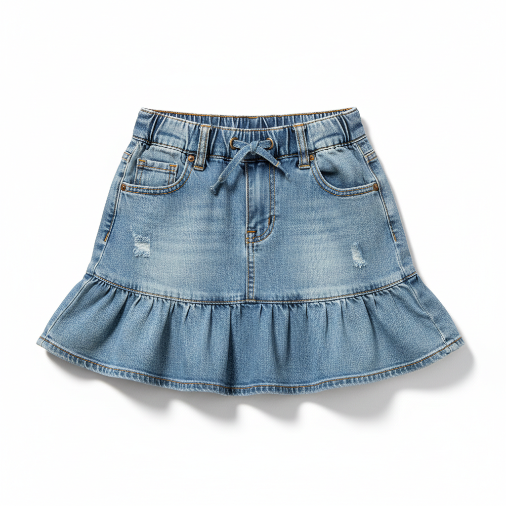 Girls Denim Skirt