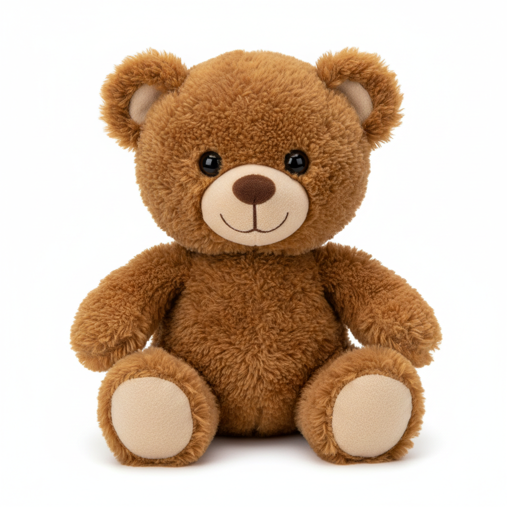 Plush Teddy Bear - Close-up Detail