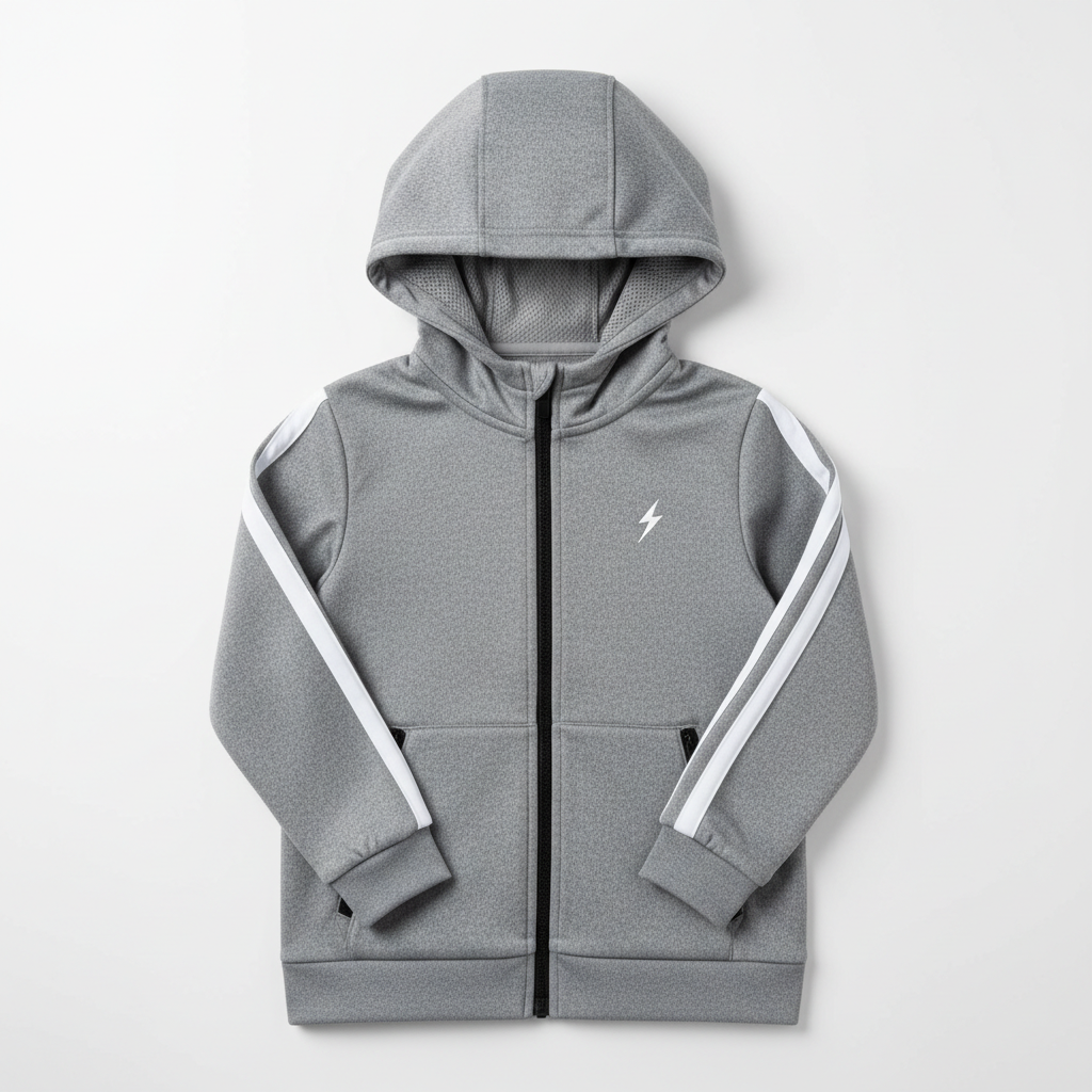 Boys Sporty Hoodie Jacket