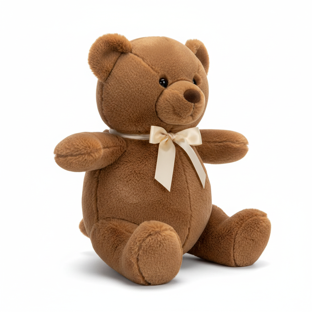 Plush Teddy Bear - Side View