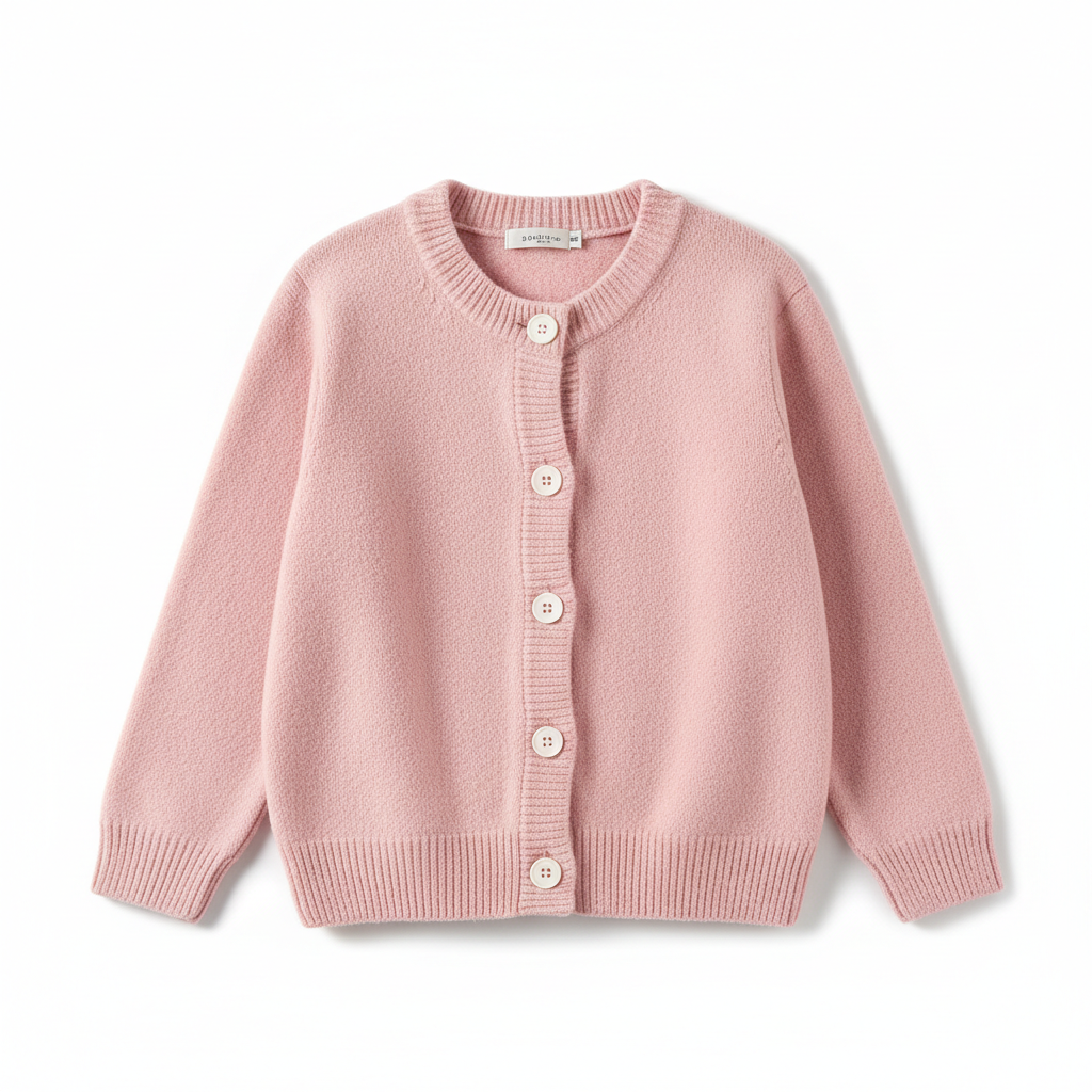Pink Cardigan Product Shot
